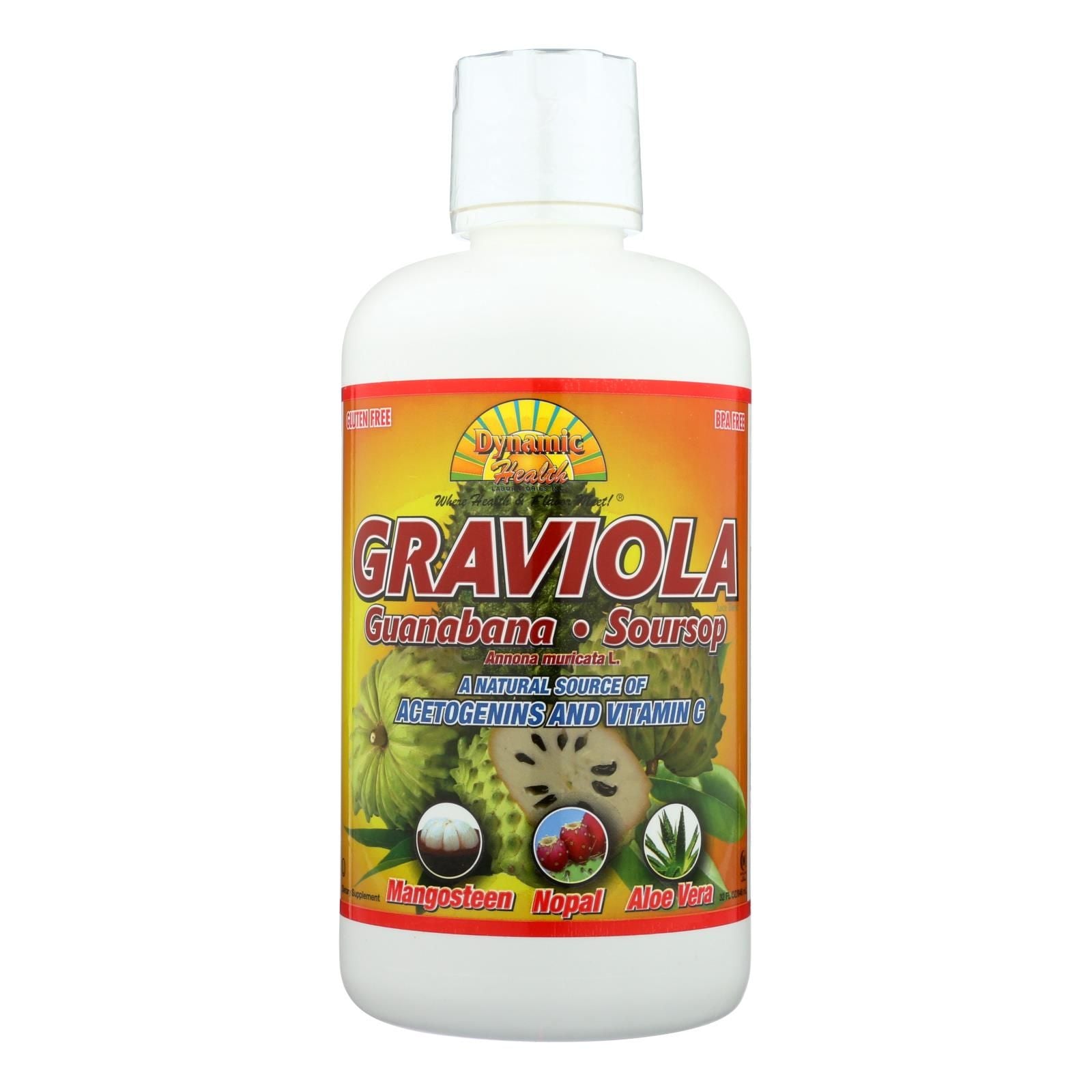 Dynamic Health Graviola Guanabana-soursop Extract Superfruit Juice Blend - 32 Oz - JM Variety Store