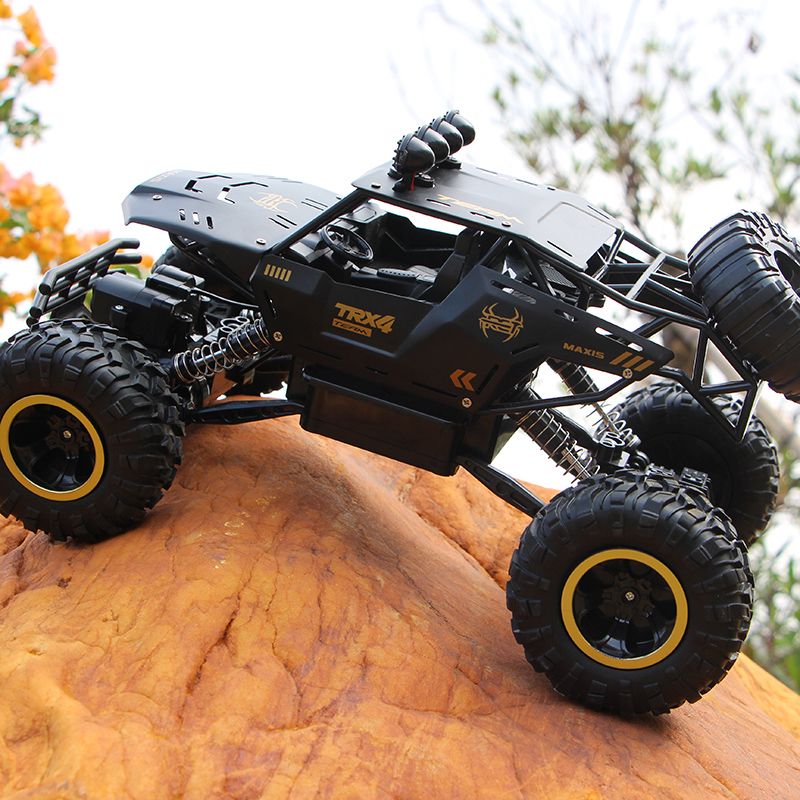 RC 37cm 4WD Large Remote Control Cars Rock Crawler Monster Truck Kids Toy Gift - JM Variety Store