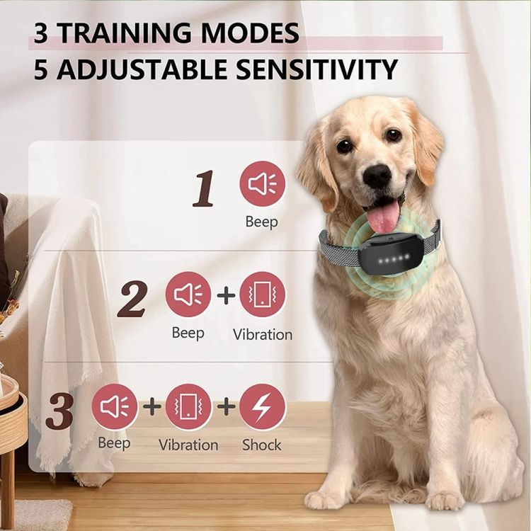 Adjustable Training Device Bark Collar for Large Medium and Small Dogs - JM Variety Store