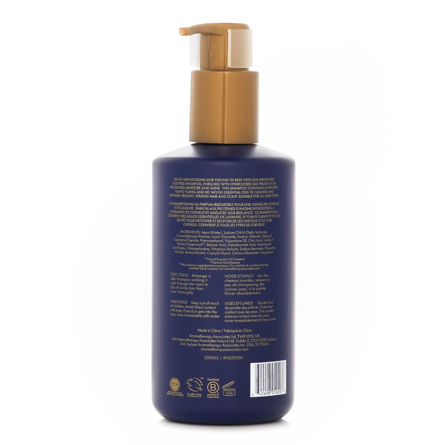 AROMATHERAPY ASSOCIATES - Nourishing Shampoo 019203 300ml - JM Variety Store