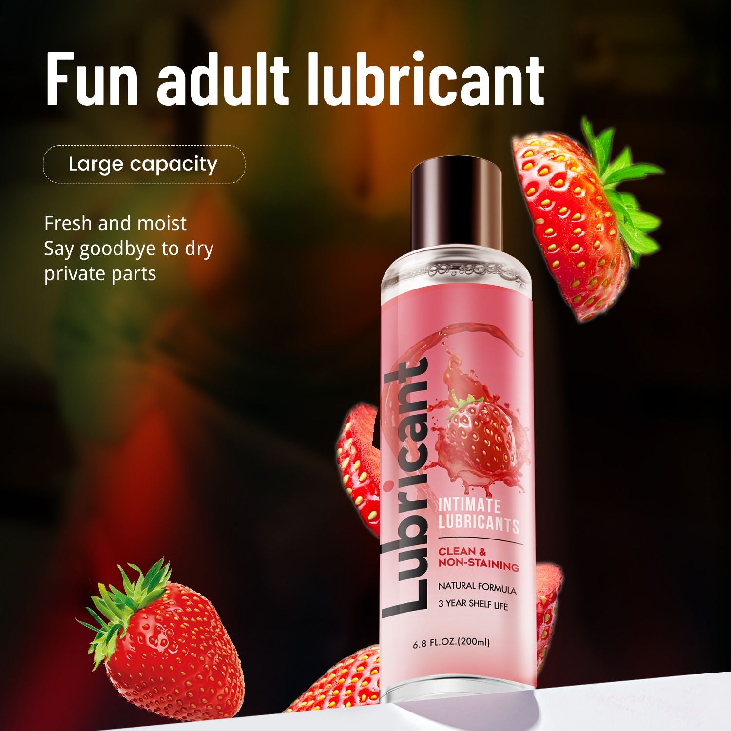 Water-Based Lubricant, Long-Lasting, Non-Sticky, Safe for Toys, Ideal for Men, Women, and Couples, Lubrication Gel for Toys, Large Volume, Gentle - JM Variety Store