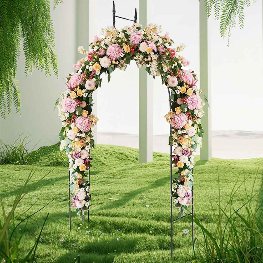 8 Feet 4 Inch High Gothic Steel Rose Arch