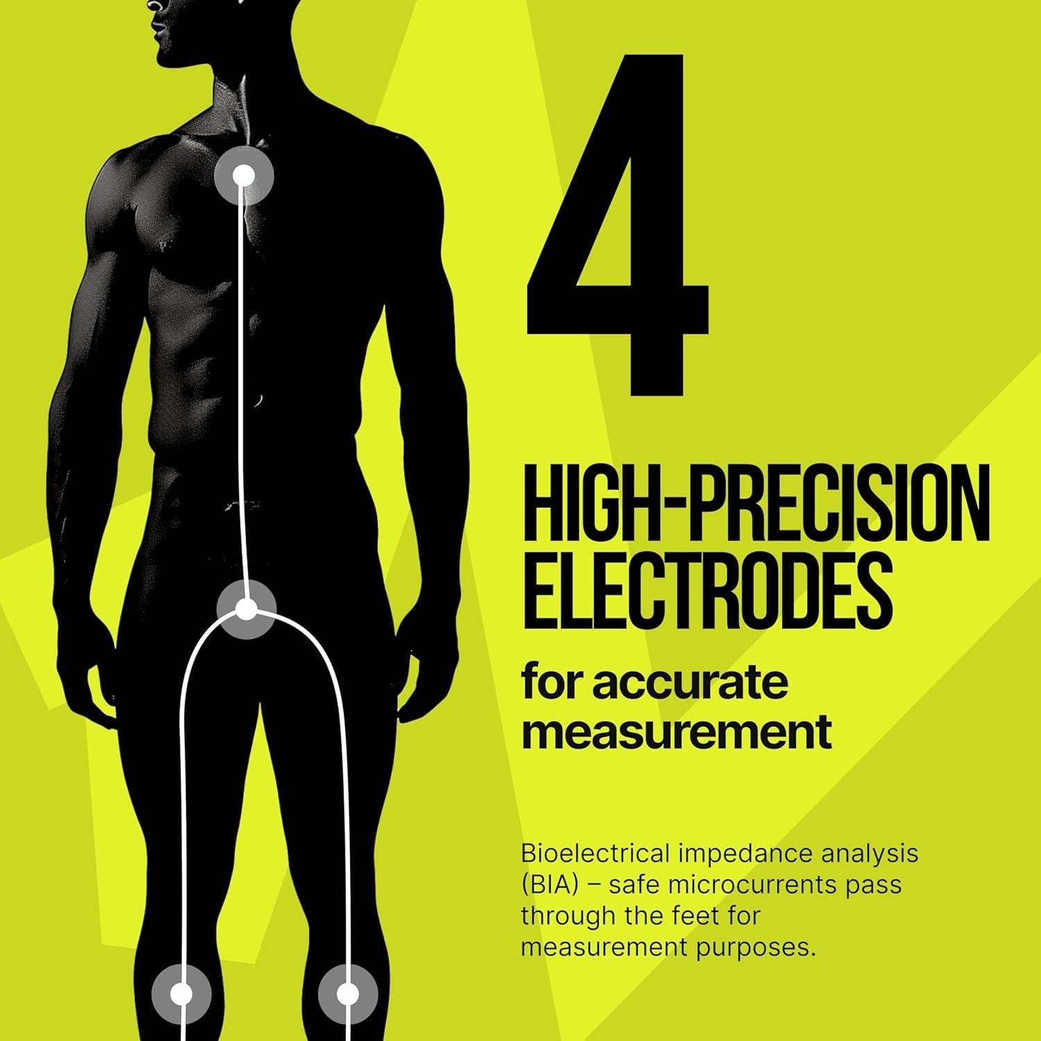 25 Metrics EziGo White Digital Bathroom Smart Scale with BMI, Body Fat, Muscle Mass, Bluetooth, Apple Health Compatible Scales, Digital Weight Composition Scale & Body Fat Mass, Up to 400lb/180 kg - JM Variety Store