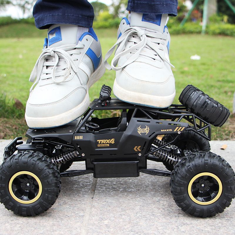 RC 37cm 4WD Large Remote Control Cars Rock Crawler Monster Truck Kids Toy Gift - JM Variety Store