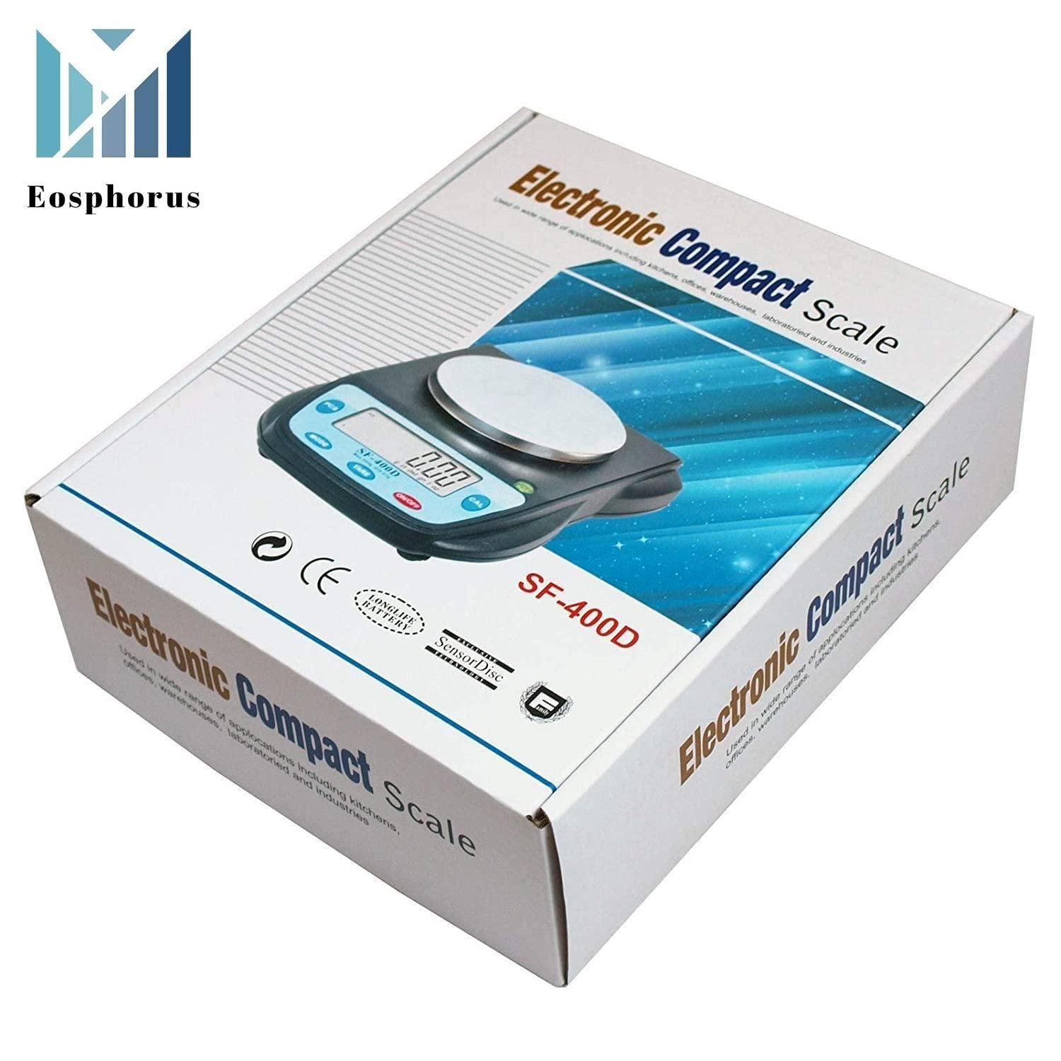 Ounce Carat and Gram Scale 0.01g Accuracy Electronic Scale Science Digital Scale Lab Balance LCD 600g Capacity USB Charger and AC DC Adapter Included - JM Variety Store