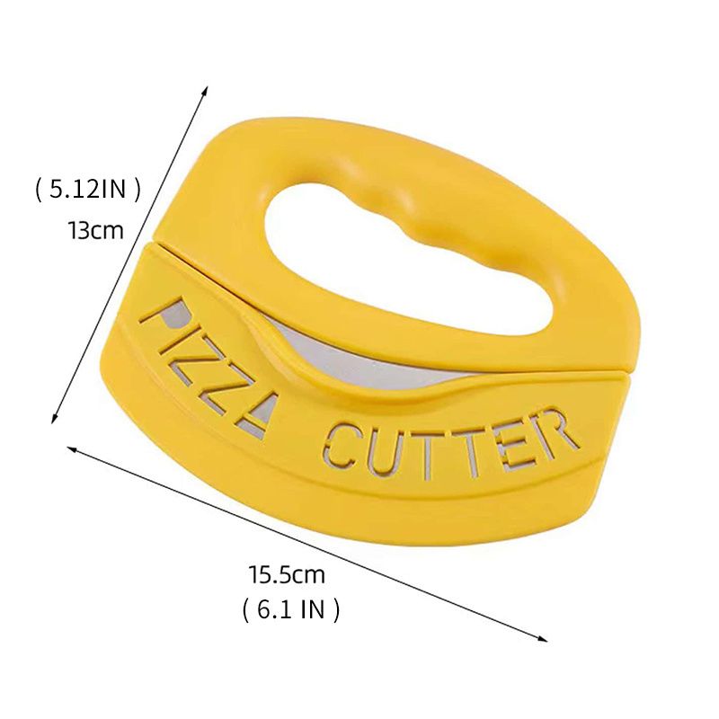 Pizza Knife; Knife; Equipped With Sharp Stainless Steel Blade; Easy To Clean; Is Also A Safe Pizza Slicing Machine; With The Blade Cover - JM Variety Store