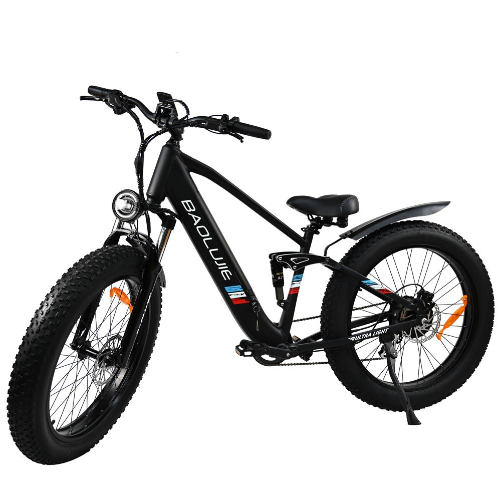 48V12AH Lithium Battery Outdoor 500W Fat Electric Mountain Bike Bicycle Ebike Shimano 8 Speed Gears - JM Variety Store