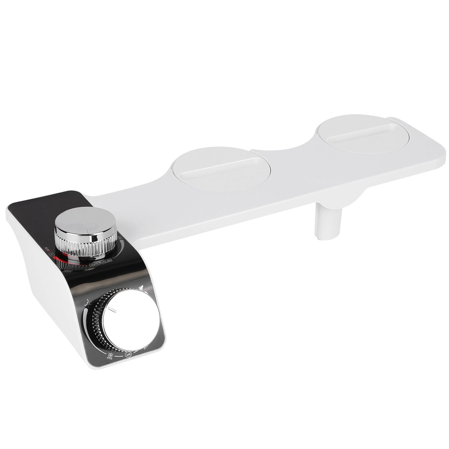 Bidet Attachment Non-Electric Fresh Water Bidet Sprayer Toilet Seat Attachment with Self Cleaning Dual Nozzles Cold Warm Water Temperature Pressure Controls - JM Variety Store