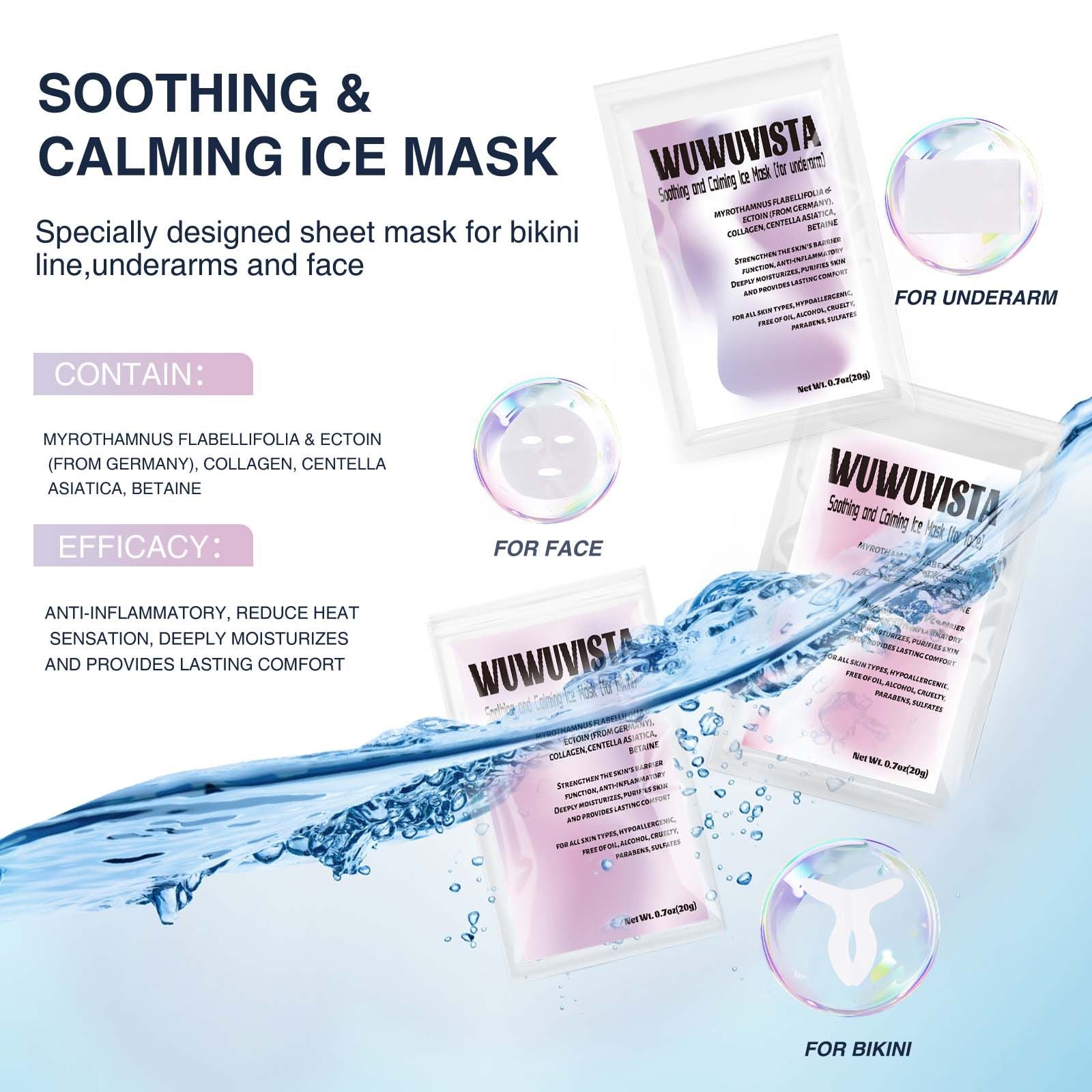 Waxing Kit 69 items - WUWUVISTA Hair Removal Hard Wax kit with Wax Warmer, Wax Beads for Face/Brazilian/Body/Sensitive Skin - JM Variety Store