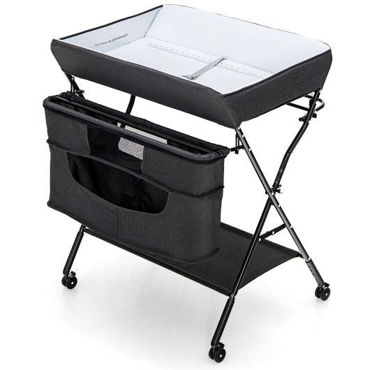 Portable Adjustable Height Newborn Nursery Organizer with Wheel - JM Variety Store